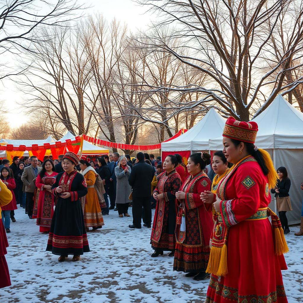 Hmong New Year celebrations in Saint Paul, Minnesota
